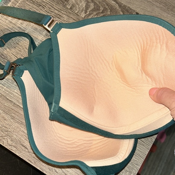 Beautiful Forest Green Soma Front Closure Bra Size 38DD - Picture 8 of 8